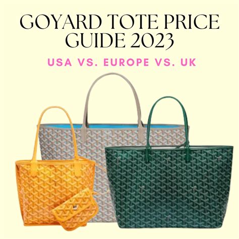 personalized goyard bag price|goyard bag price 2022 dollars.